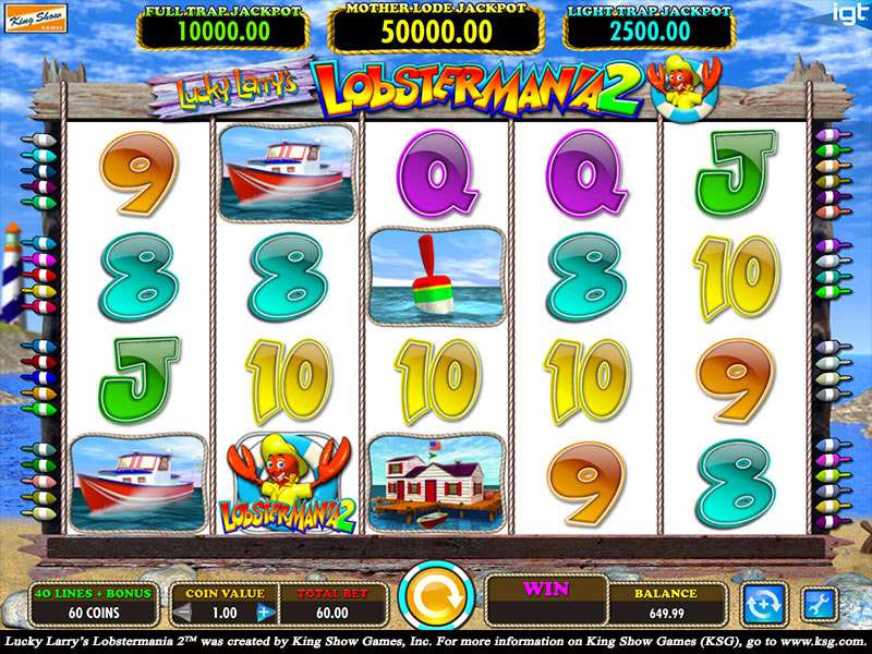 Lucky Larry’s Lobstermania 2 Slots