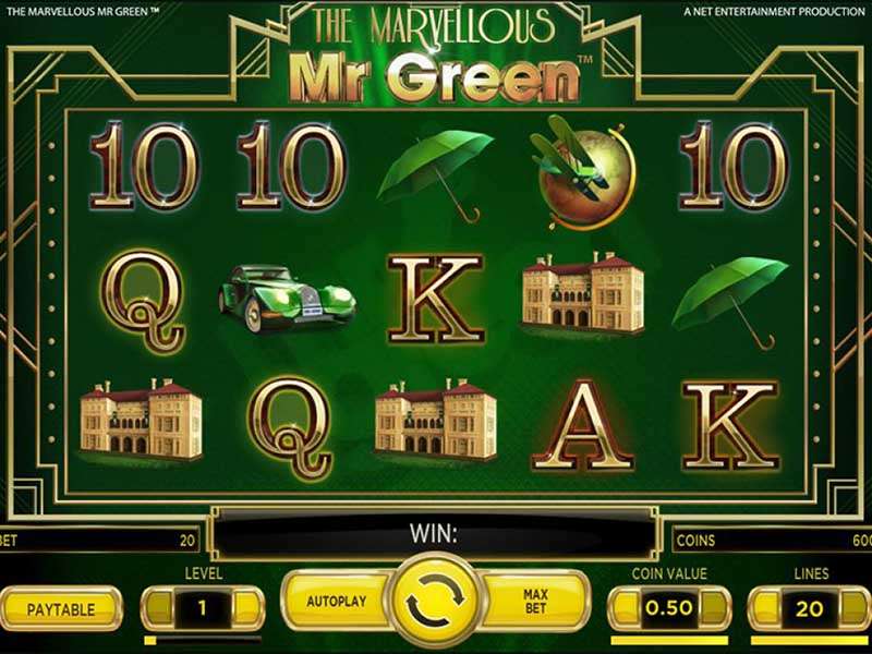 The Marvellous Mr Green Slots