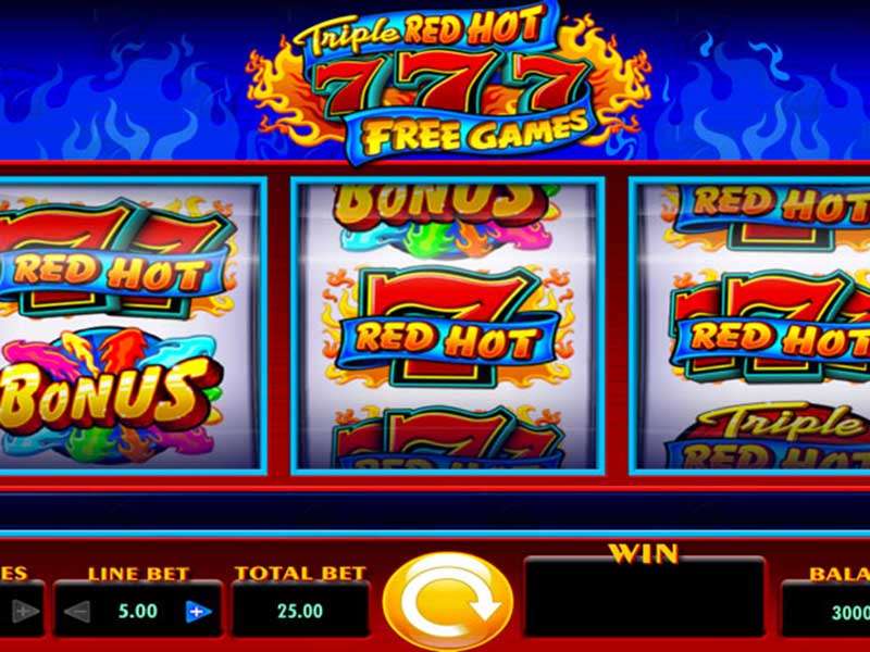 Triple Red Hot 777 Slot