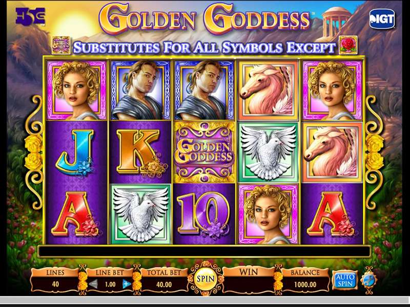Golden Goddess Slots Machine